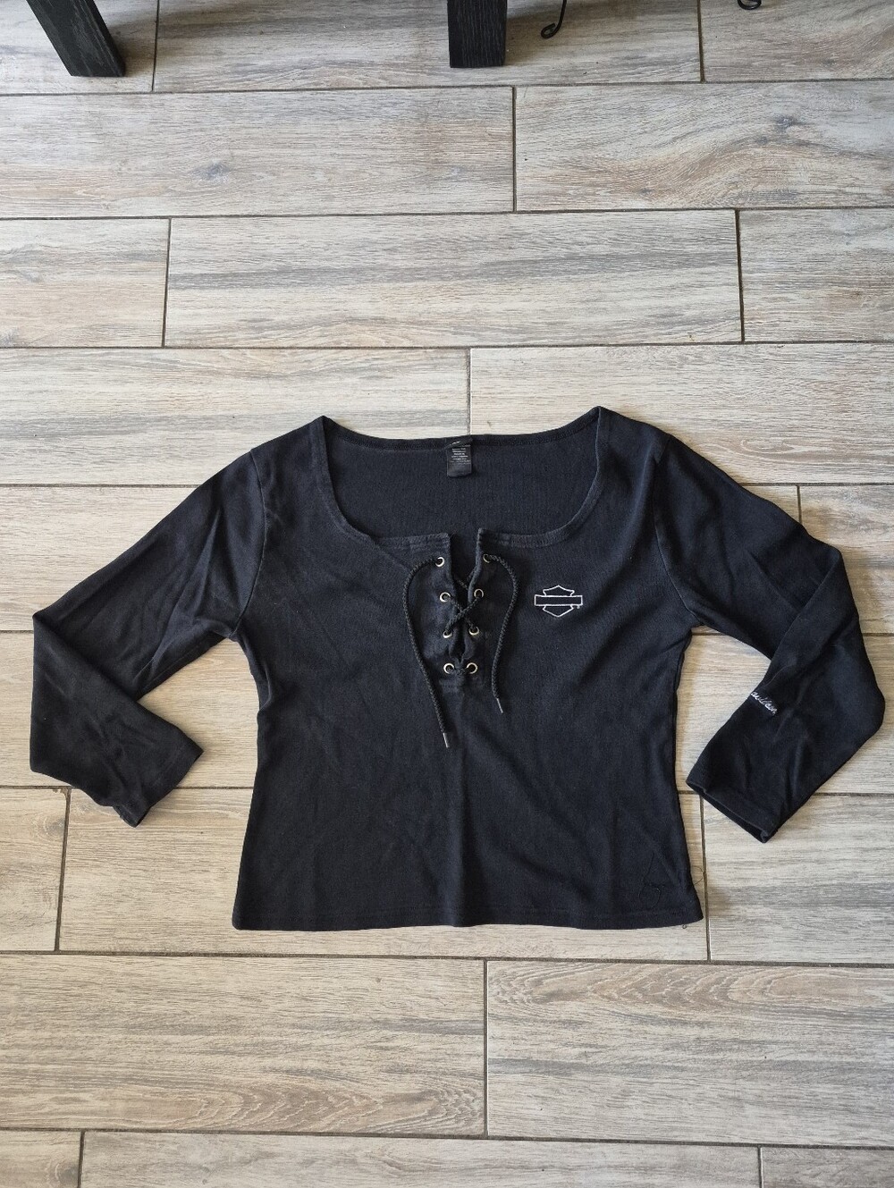 Harley Davidson Cropped Sweater